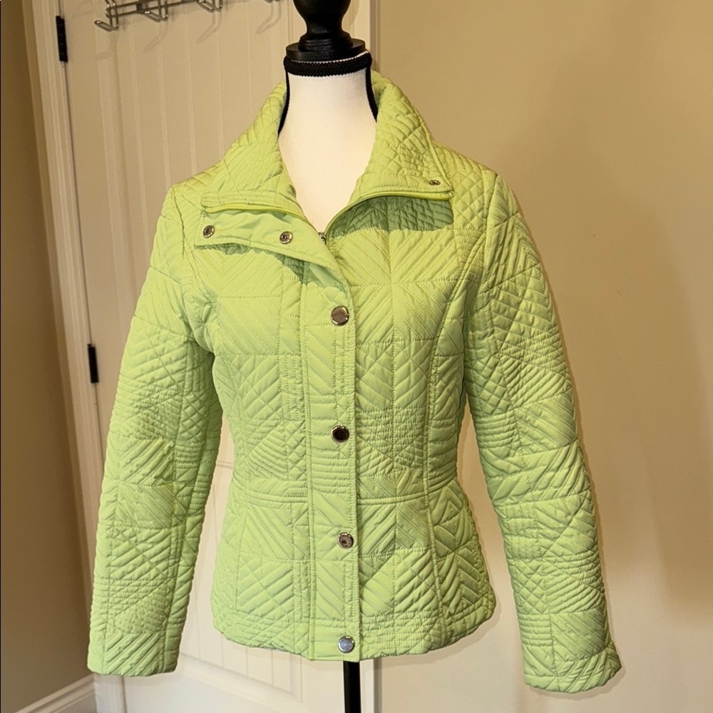 Weatherproof Garment Company Quilted Green Walker Jacket Women's Size S